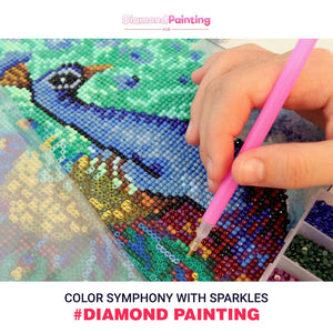 Why Diamond Dot Painting is an Ideal Medium for Relaxation and Stress Relief?