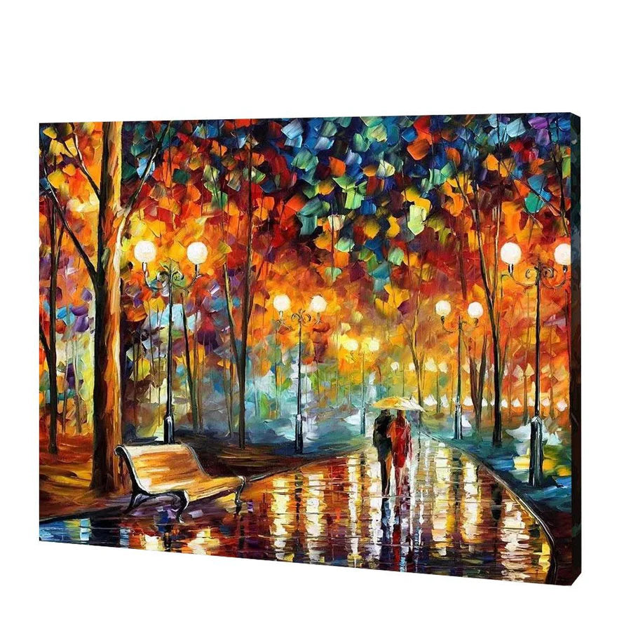 Romance under Umbrella Diamond Painting