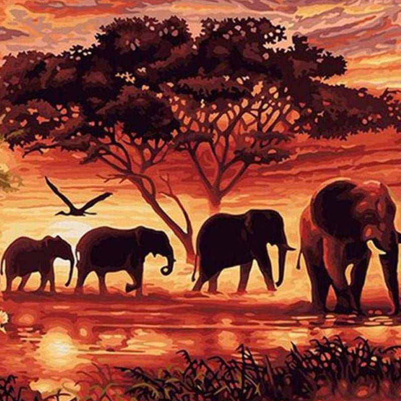 African Elephant | Diamond Painting