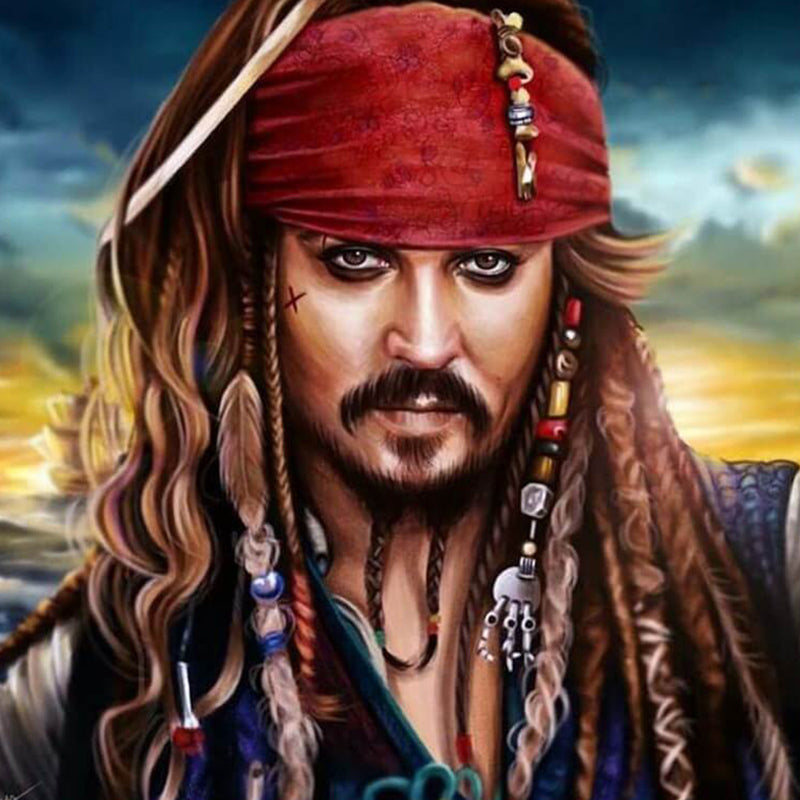 Captain Jack Sparrow | Diamond Painting