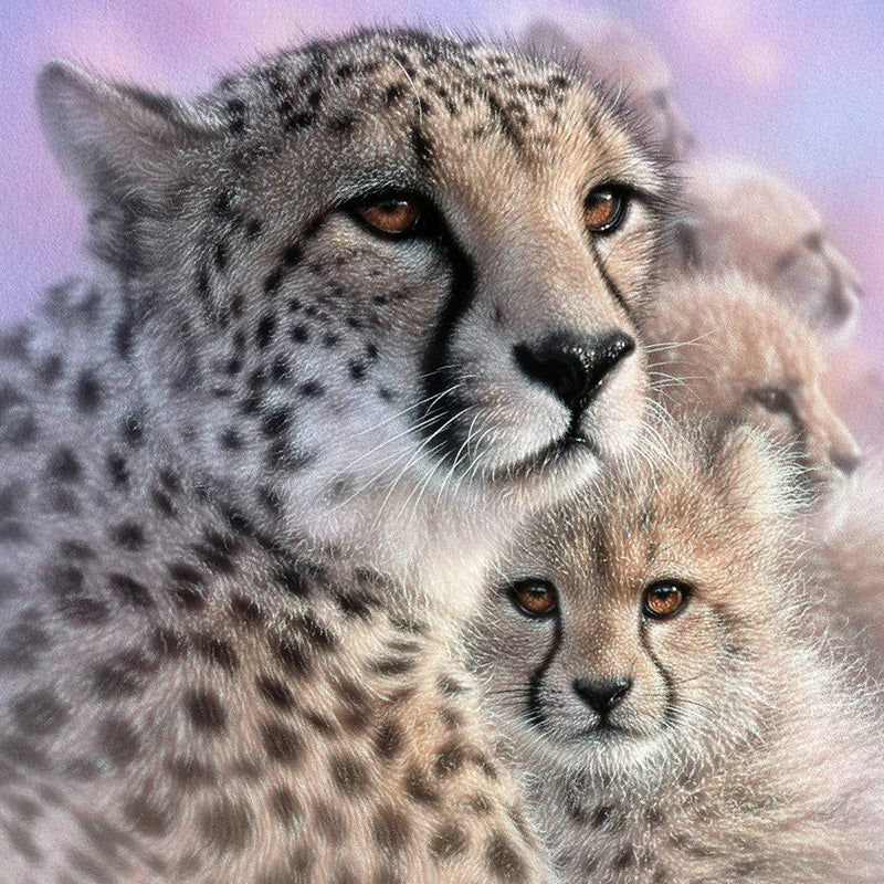 Cheetah Mother Love | Diamond Painting