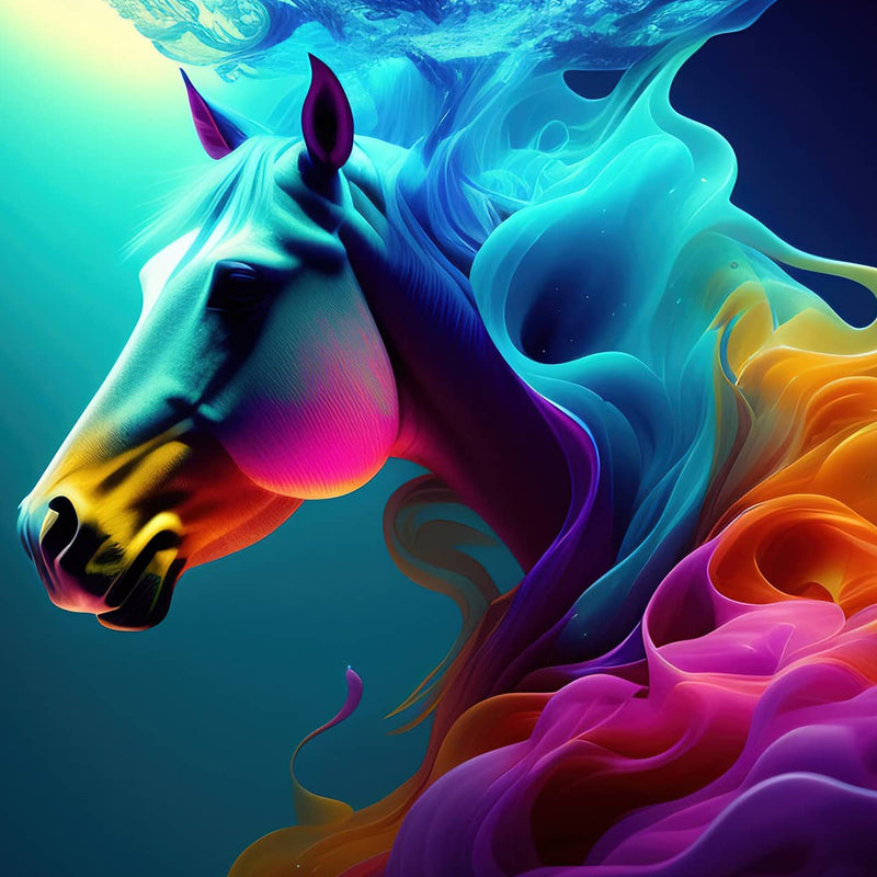 Colorful Horse | Diamond Painting