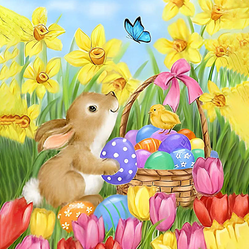 Easter Eggs And Bunny | Diamond Painting