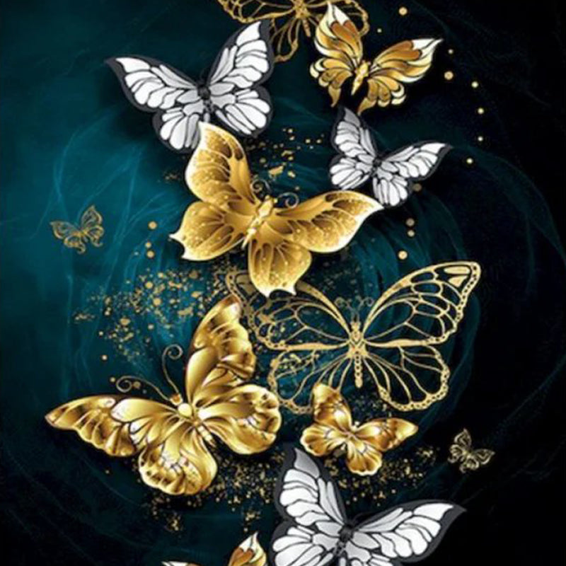 Gold Butterfly | Diamond Painting