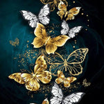 Load image into Gallery viewer, Gold Butterfly | Diamond Painting
