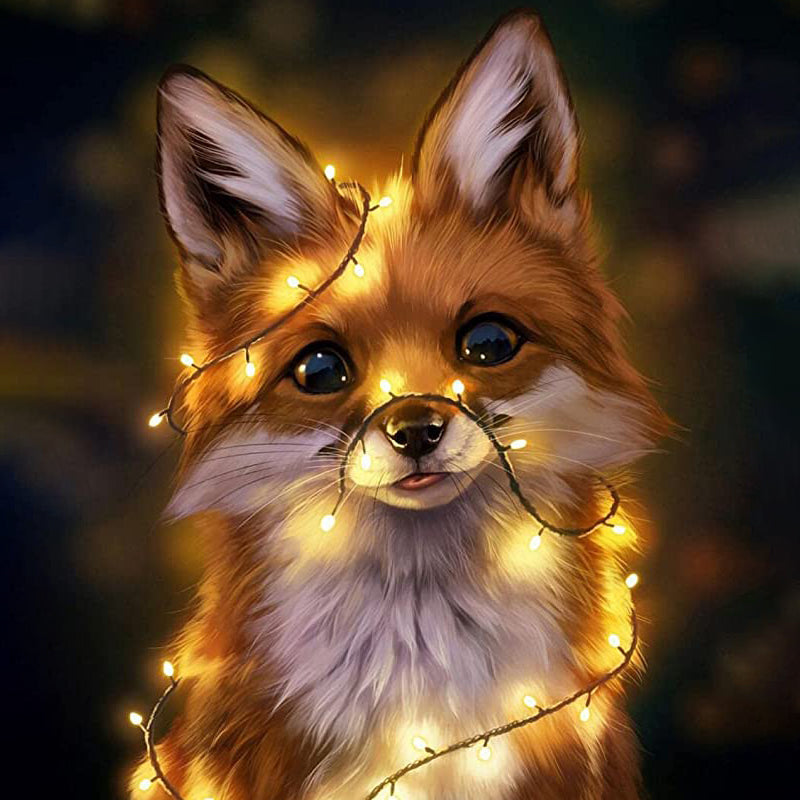 Lighting Fox | Diamond Painting