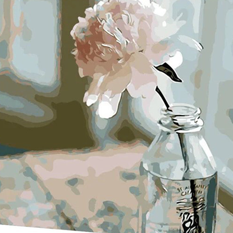 Rose In A Glass Bottle | Diamond Painting 