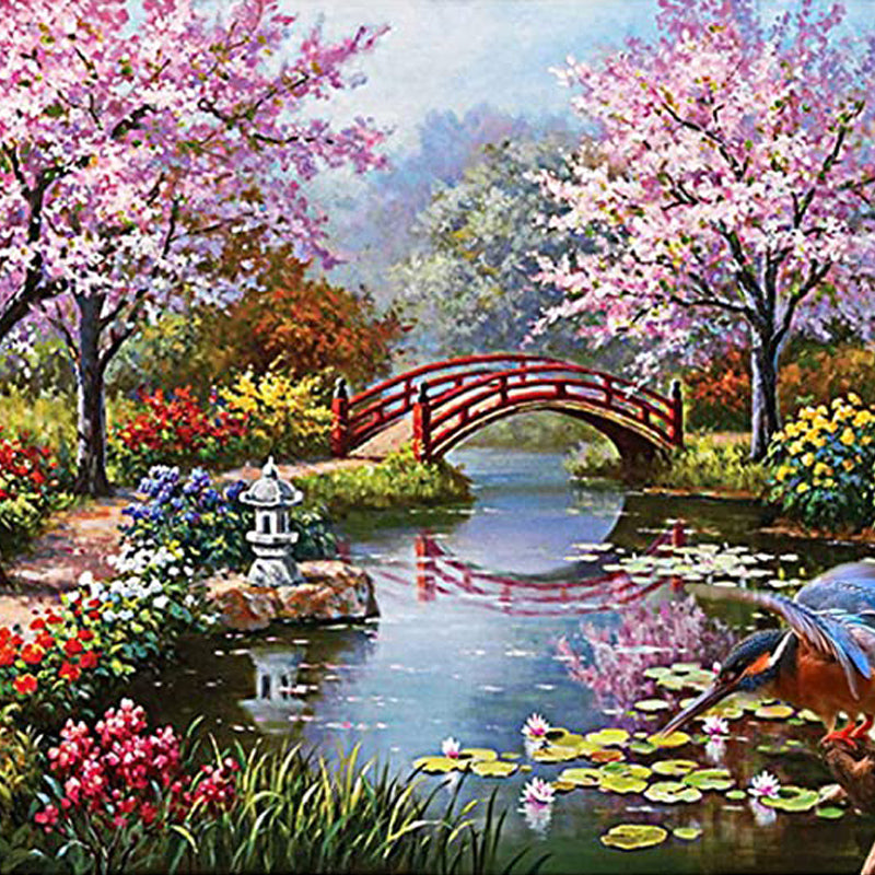 Taiwan Cherry Blossom | Diamond Painting