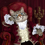 Load image into Gallery viewer, The Imaginative Cat | Diamond Painting
