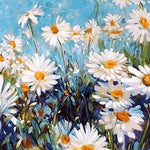 Load image into Gallery viewer, White Daisies | Diamond Painting
