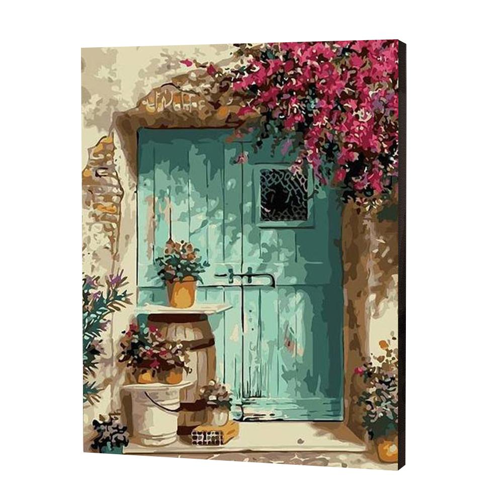 Flowery Front Door | Diamond Painting