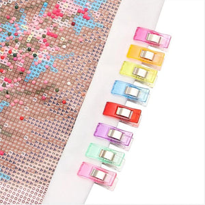 10pcs colorful clips for diamond painting
