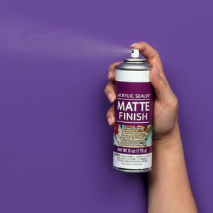 spray acrylic sealer matte finish