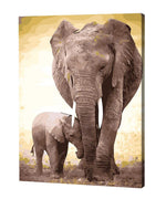 Load image into Gallery viewer, An Elephant Mother&#39;s Love | Diamond Painting
