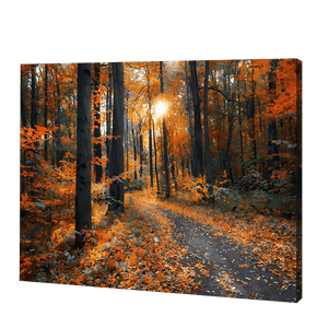 Autumn Trees In Jungle | Diamond Painting
