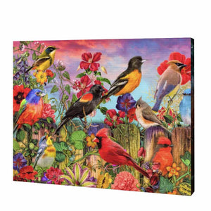 Birds and Blooms Diamond Painting