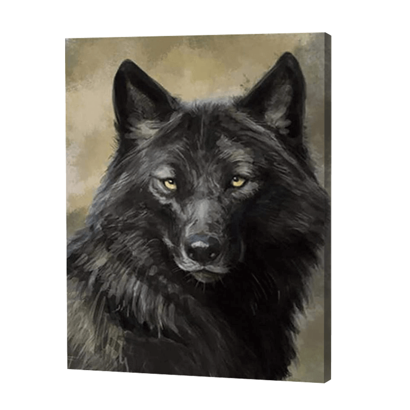 Black Wolf | Diamond Painting