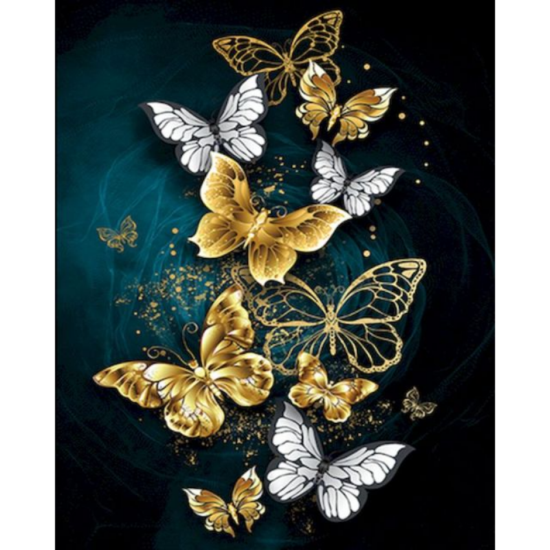 Gold Butterfly | Diamond Painting
