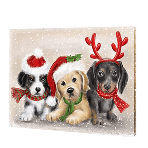 Christmas Puppies | Diamond Painting