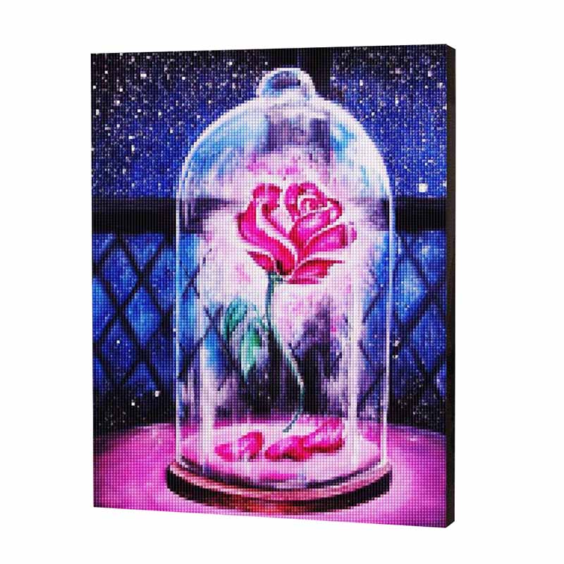 Enchanting Rose Diamond Painting