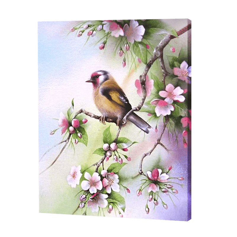 Enjoying The Spring Bird | Diamond Painting