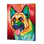 Load image into Gallery viewer, Colorful German Shephered | Diamond Painting
