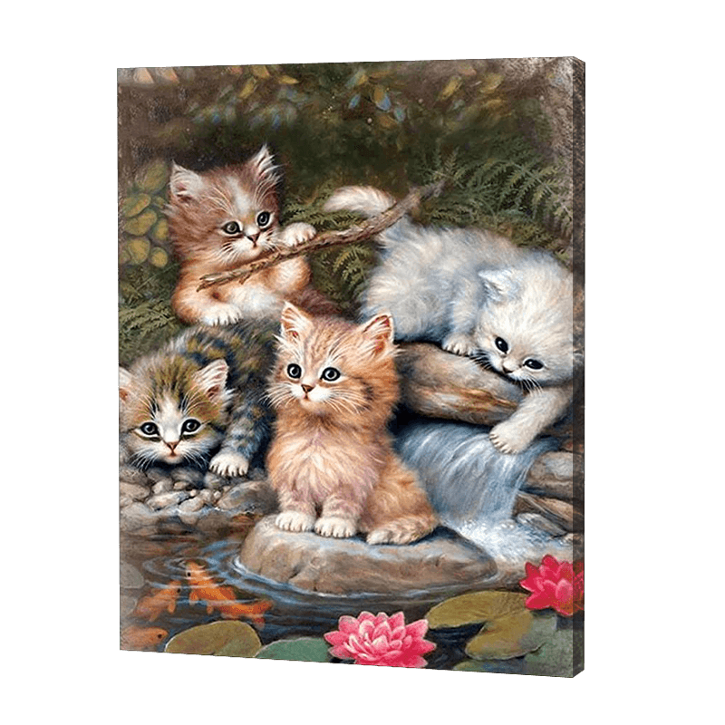 Kittens Together | Diamond Painting