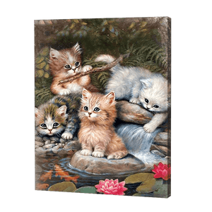 Kittens Together | Diamond Painting