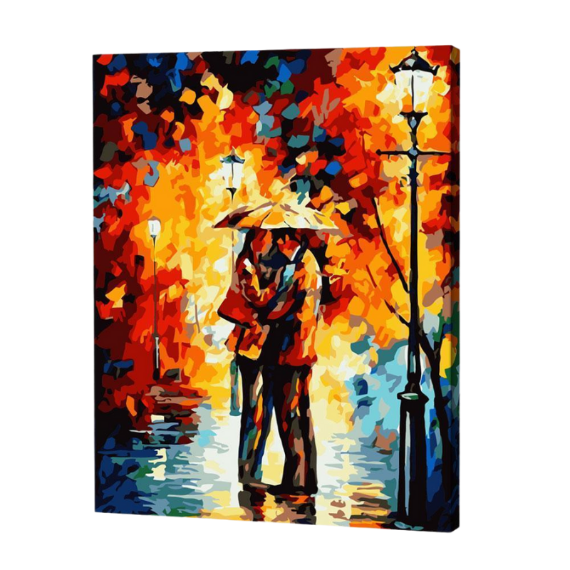 Lovers in the Rain | Diamond Painting