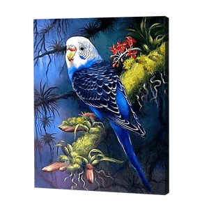 Parrot At Night | Diamond Painting