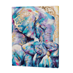 Load image into Gallery viewer, Pastel Elephant With Calves | Diamond Painting
