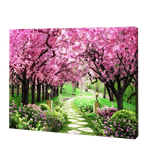 Load image into Gallery viewer, Pink Blossom Trees | Diamond Painting
