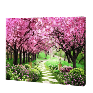 Pink Blossom Trees | Diamond Painting