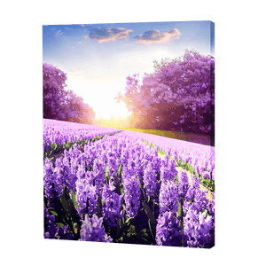 Purple Trees In Lavender Fields | Diamond Painting