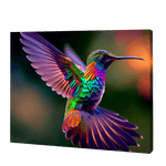 Load image into Gallery viewer, Rainbow Humming Bird | Diamond Painting
