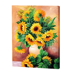 Sunflowers In A Vase | Diamond Painting