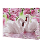 Load image into Gallery viewer, Swan In Love | Diamond Painting

