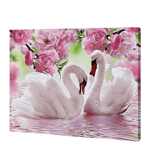 Swan In Love | Diamond Painting