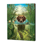 Load image into Gallery viewer, Swimming Dog | Diamond Painting
