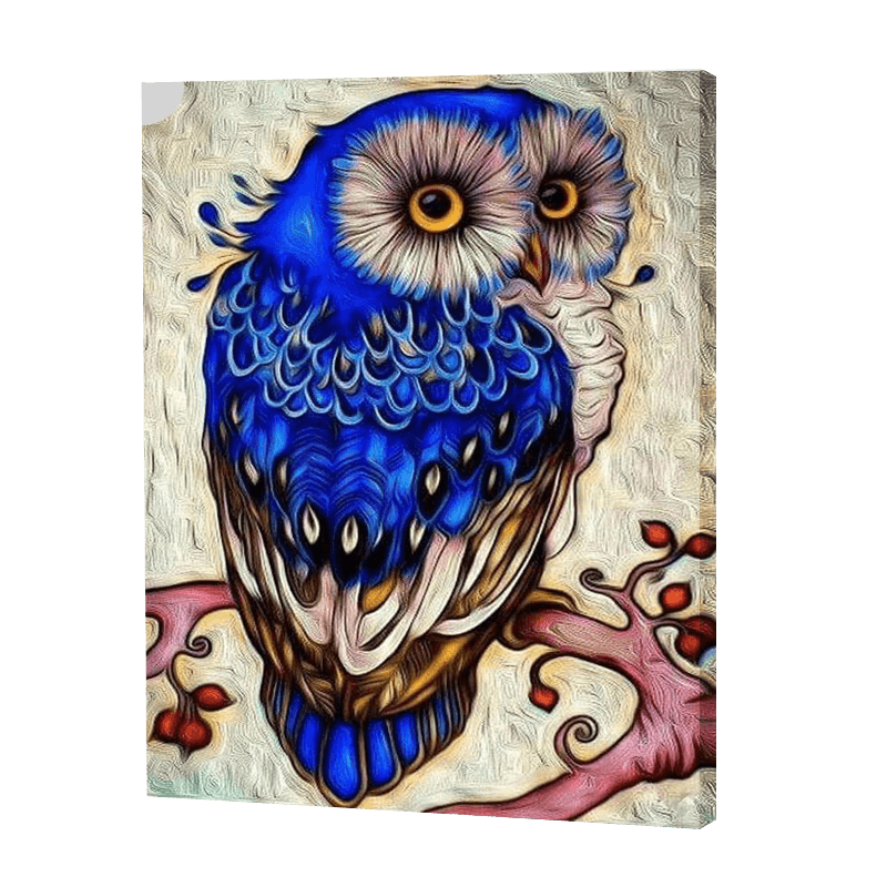 The Blue Owl | Diamond Painting