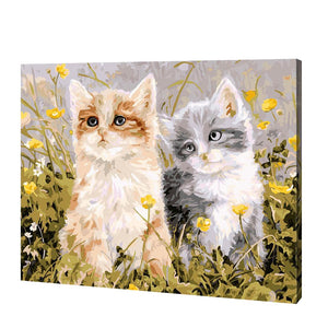 Two Little Kitten | Diamond Painting 