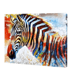 Load image into Gallery viewer, Colorful Zebra | Diamond Painting
