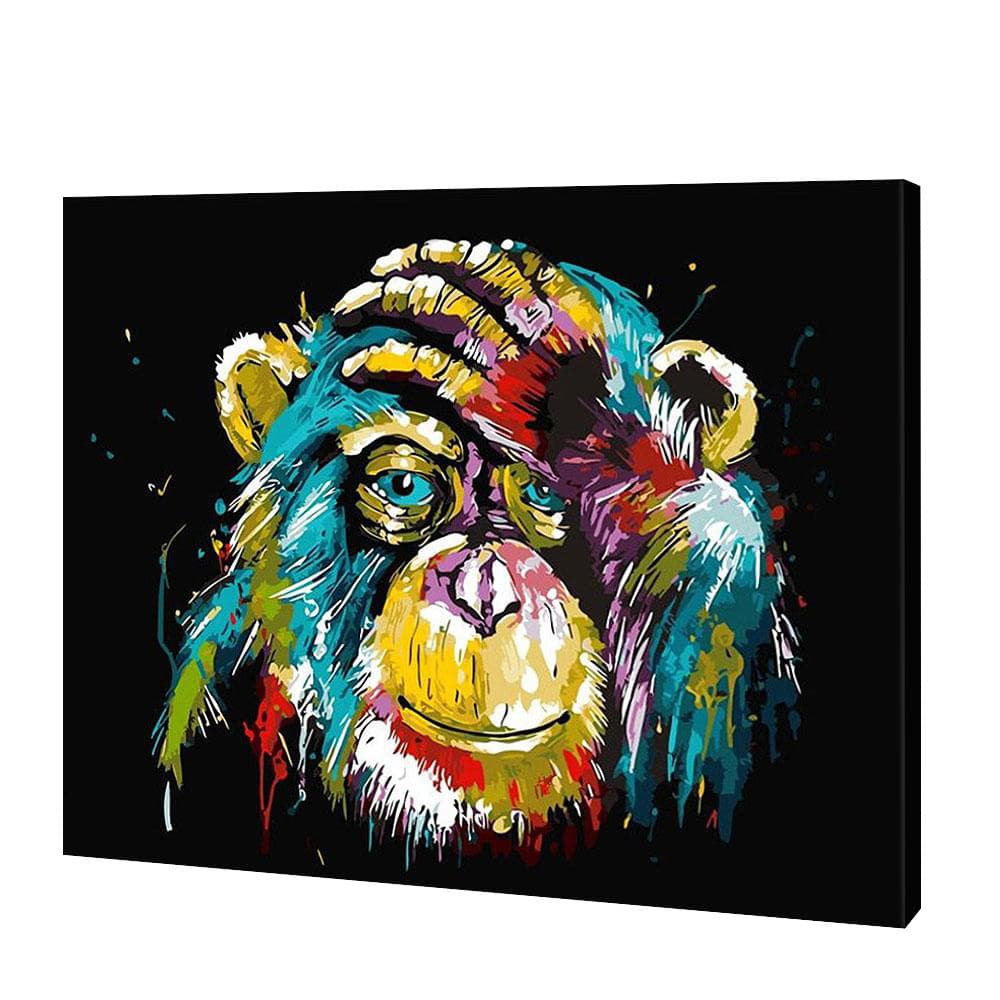Abstract Monkey | Diamond Painting