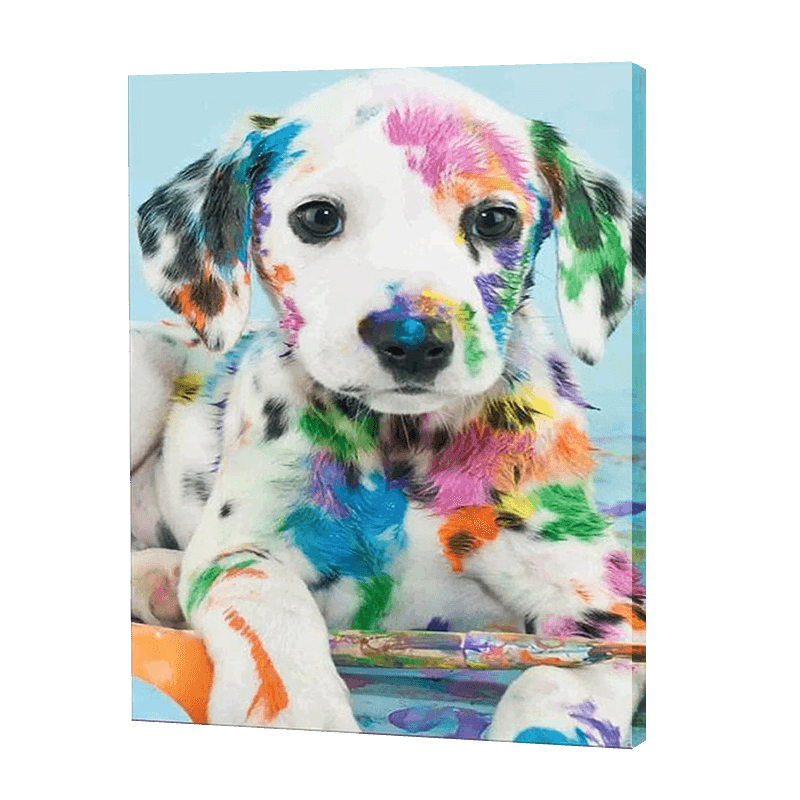 Painted Dog | Diamond Painting