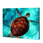 Load image into Gallery viewer, Swimming Sea Turtle | Diamond Painting
